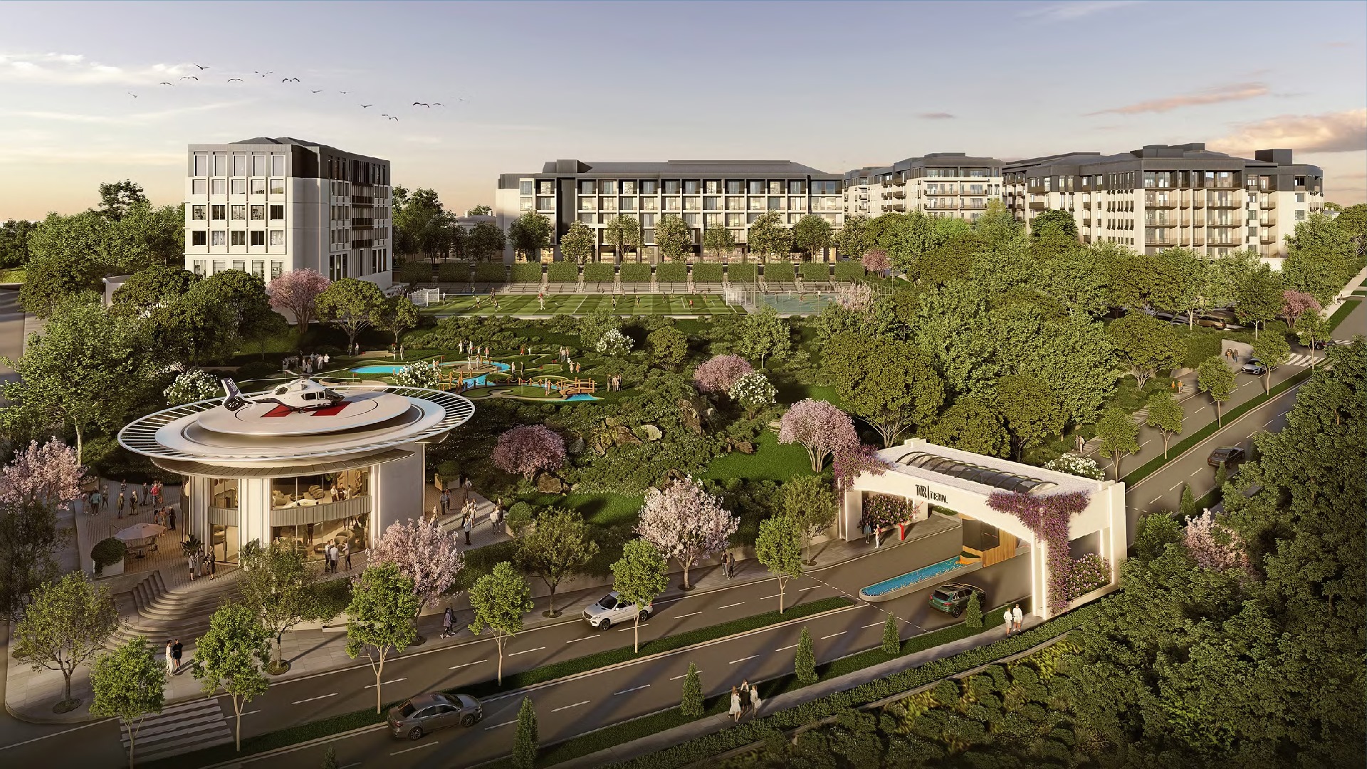 Tor Thermal yerleşke render